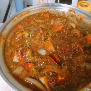 超簡単☆無水鍋で無水カレー